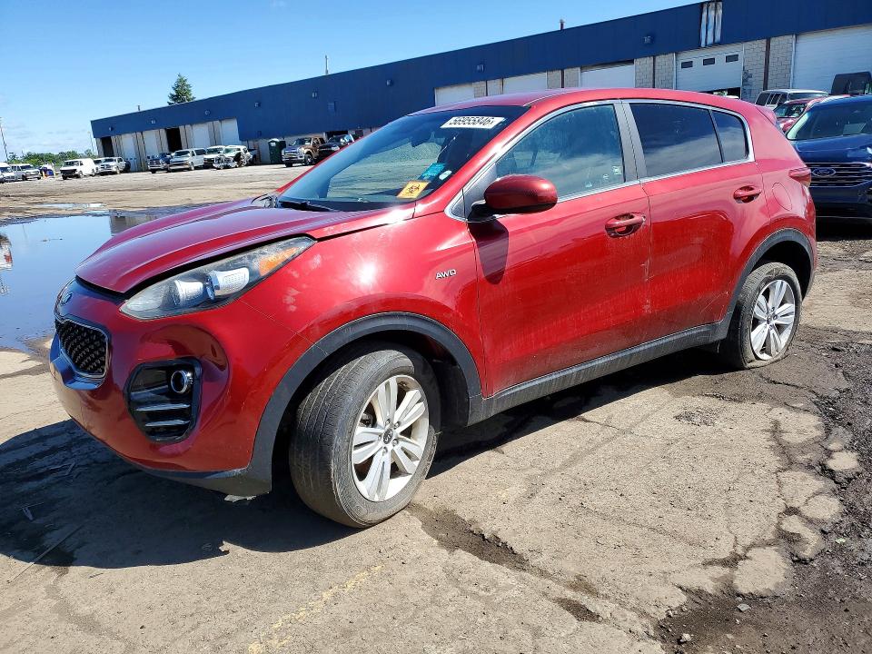 Продажа на аукционе авто 2018 Kia Sportage, vin: KNDPMCAC5J7368812, номер лота: 56955846