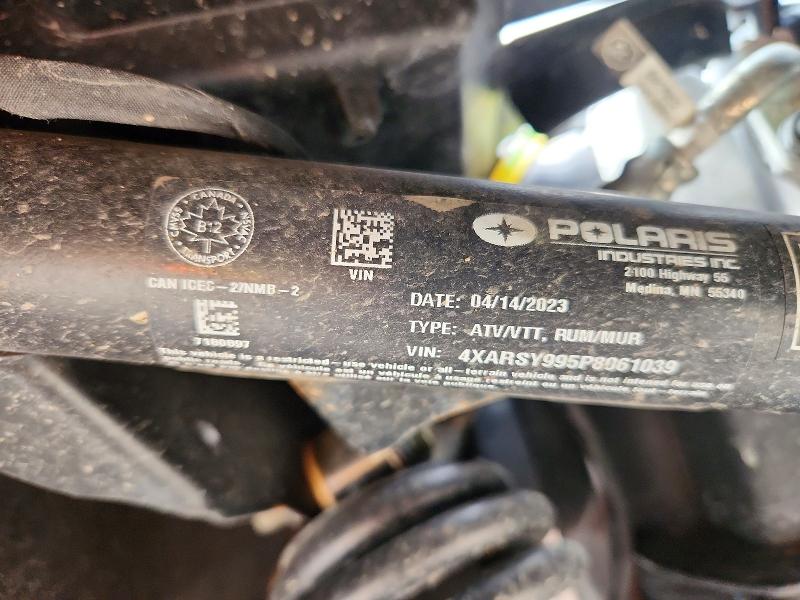 Aukcja sprzedaży 2023 Polaris Ranger, vin: 4XARSY995P8061039, numer aukcji: 54652226