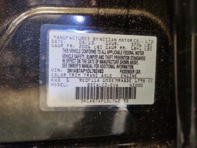 Продаж на аукціоні авто 2013 Nissan Sentra, vin: 3N1AB7AP1DL762493, номер лоту: 58889766