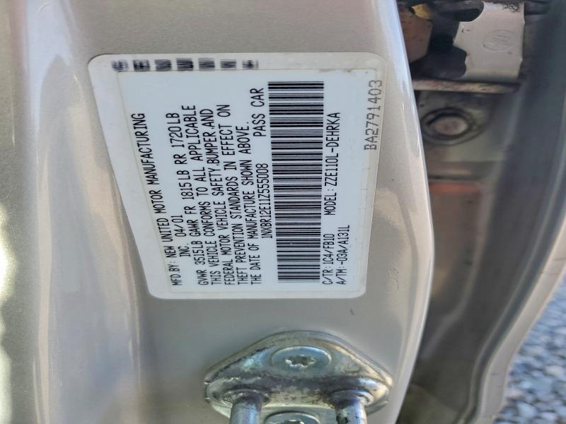 Продажа на аукционе авто 2001 Toyota Corolla, vin: 1NXBR12E11Z555008, номер лота: 55634216