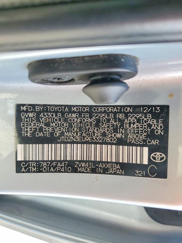 Aukcja sprzedaży 2014 Toyota Prius V, vin: JTDZN3EU9E3327802, numer aukcji: 55712456