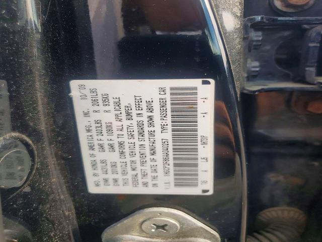 2010 Honda Accord მანქანა იყიდება აუქციონზე, vin: 1HGCP2F86AA040257, აუქციონის ნომერი: 57947436