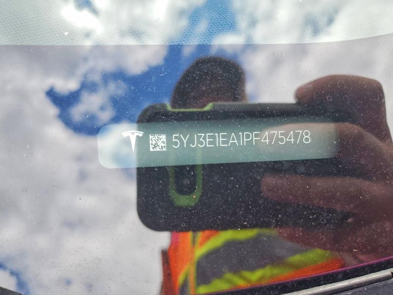 Aukcja sprzedaży 2023 Tesla Model 3, vin: 5YJ3E1EA1PF475478, numer aukcji: 56886506
