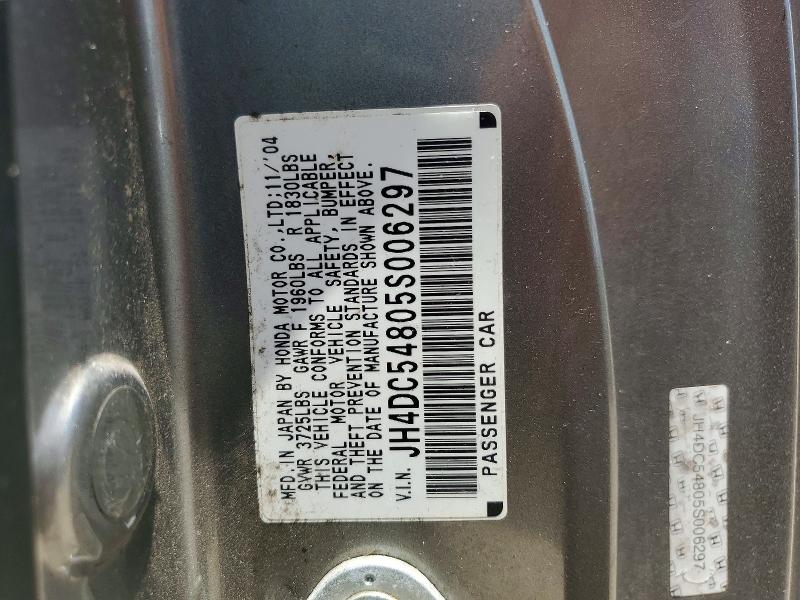 Aukcja sprzedaży 2005 Acura Rsx, vin: JH4DC54805S006297, numer aukcji: 57494776