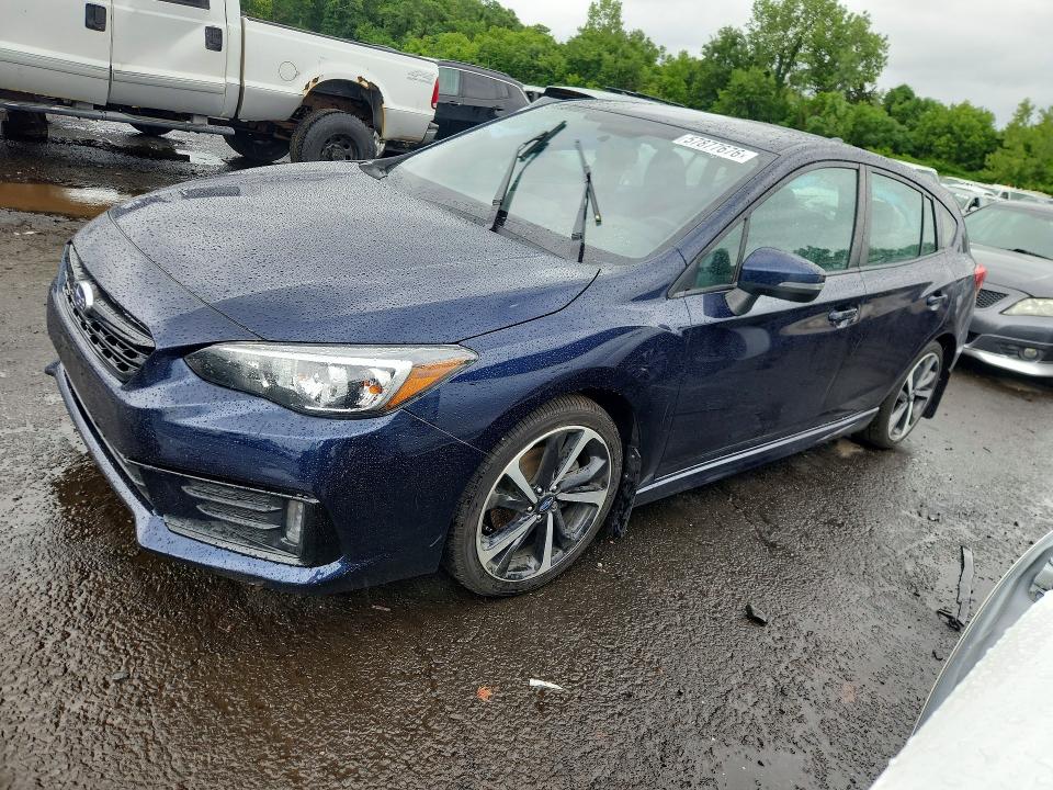 Auction sale of the 2021 Subaru Impreza, vin: 4S3GTAL68M3703880, lot number: 57877676
