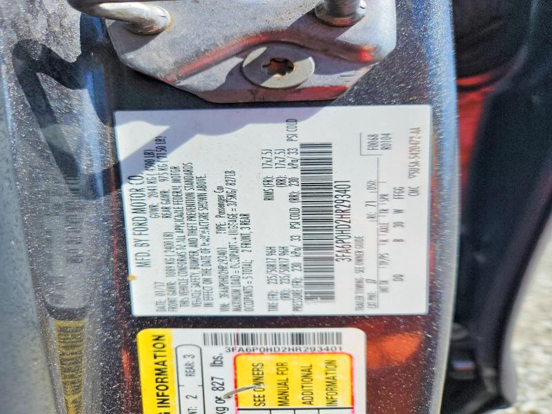 Продажа на аукционе авто 2017 Ford Fusion, vin: 3FA6P0HD2HR293401, номер лота: 56846986