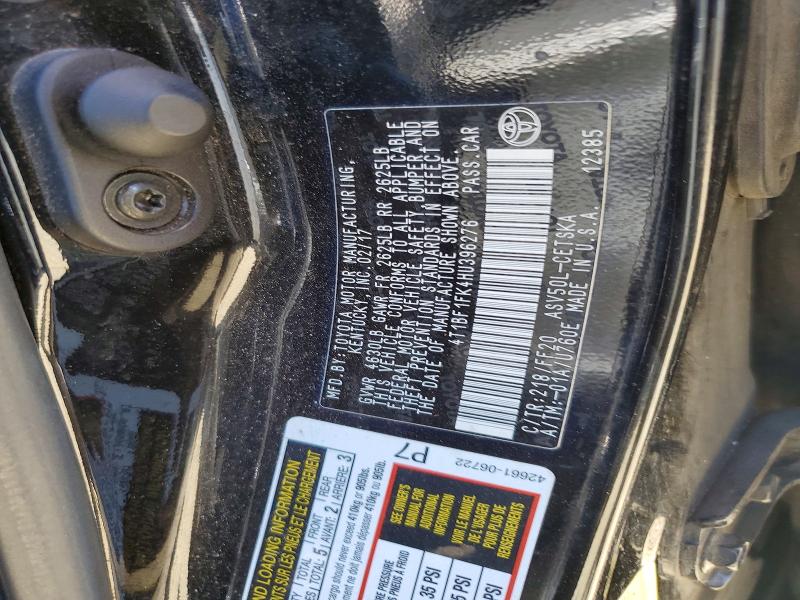Aukcja sprzedaży 2017 Toyota Camry, vin: 4T1BF1FK4HU396276, numer aukcji: 57727966