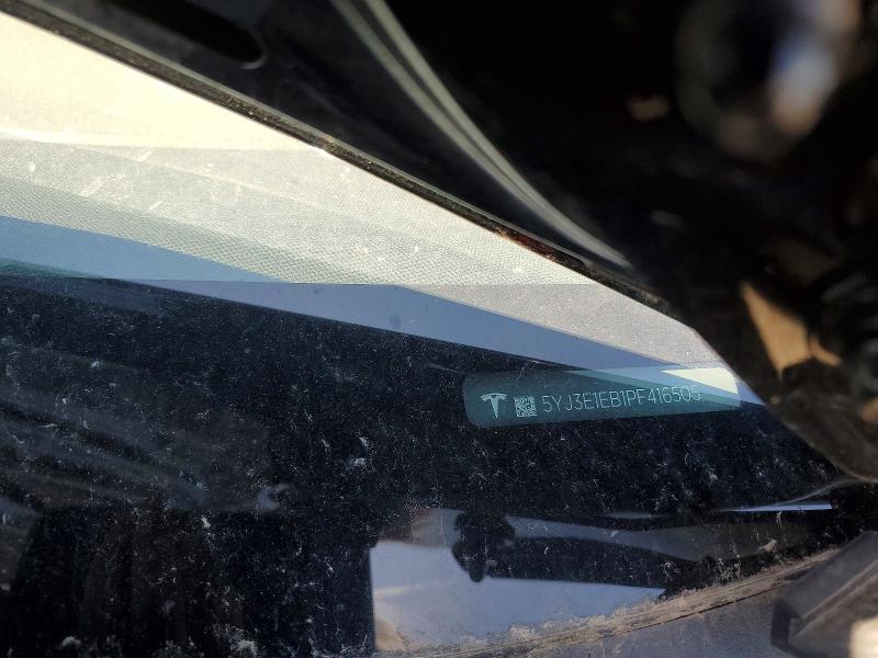 55957436 :رقم المزاد ، 5YJ3E1EB1PF416505 vin ، 2023 Tesla Model 3 مزاد بيع