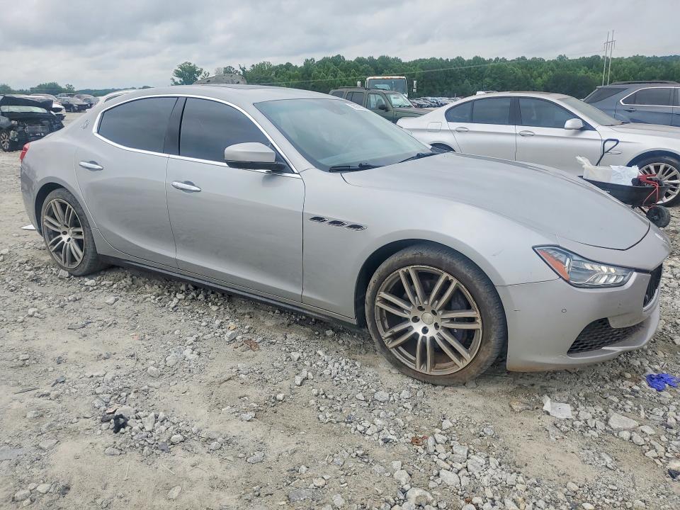2017 Maserati Ghibli მანქანა იყიდება აუქციონზე, vin: ZAM57XSL1H1198896, აუქციონის ნომერი: 56359826