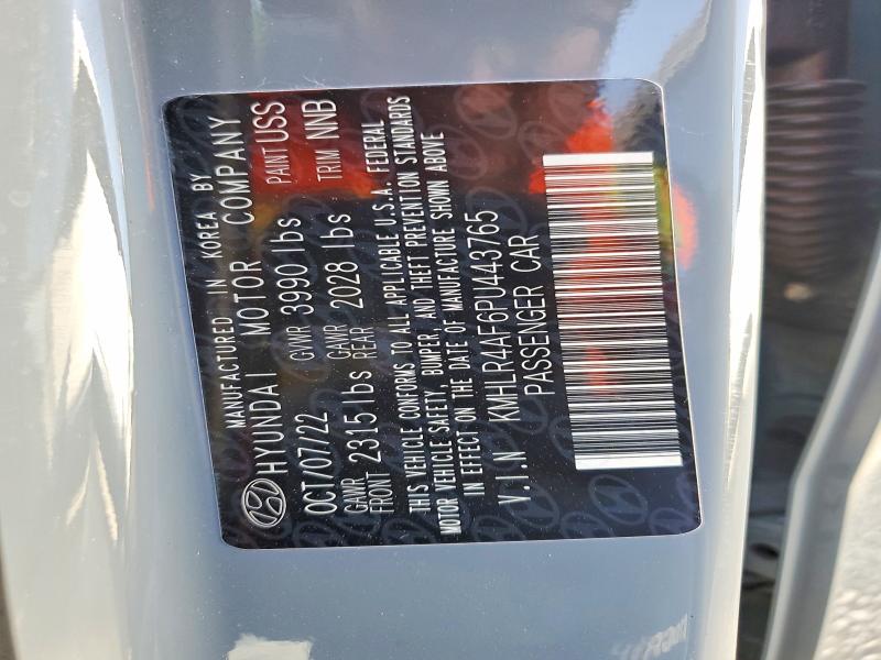 55941526 :رقم المزاد ، KMHLR4AF6PU443765 vin ، 2023 Hyundai Elantra مزاد بيع