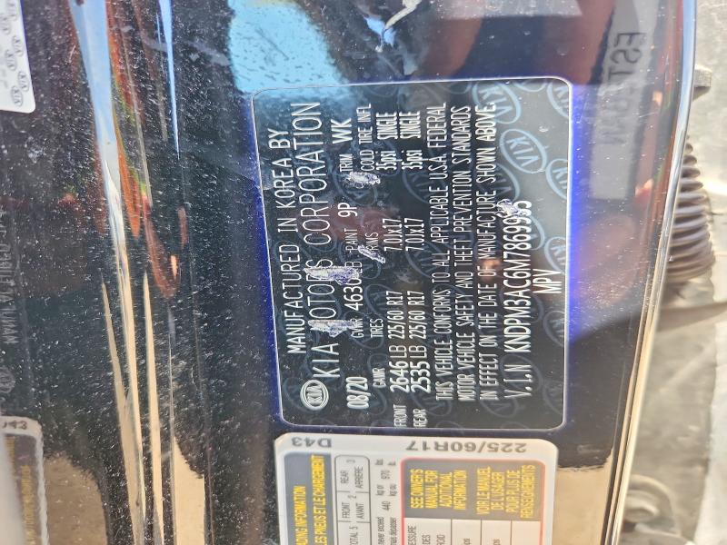 55155976 :رقم المزاد ، KNDPM3AC6M7869955 vin ، 2021 Kia Sportage مزاد بيع