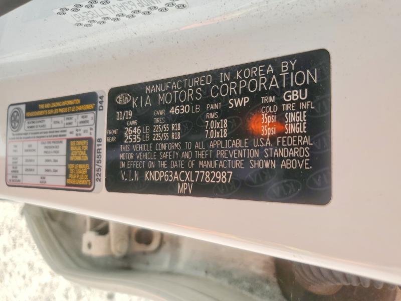 Aukcja sprzedaży 2020 Kia Sportage, vin: KNDP63ACXL7782987, numer aukcji: 56976776