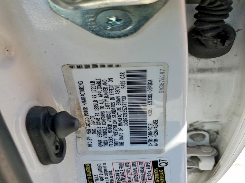 Aukcja sprzedaży 2005 Toyota Corolla, vin: 1NXBR32E35Z475730, numer aukcji: 58940826