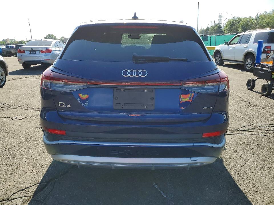2025 Audi Q4 E-tron მანქანა იყიდება აუქციონზე, vin: WA1LUBFZ8SP043833, აუქციონის ნომერი: 56331916