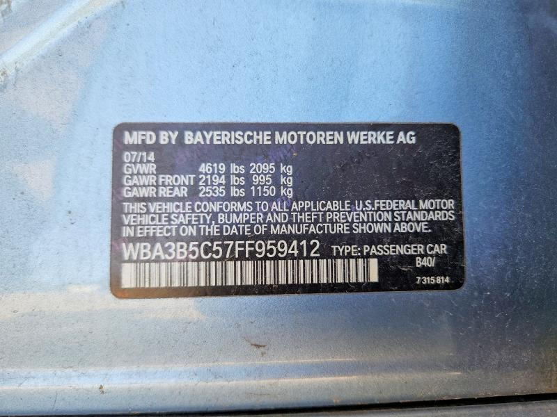 Продаж на аукціоні авто 2015 Bmw 328, vin: WBA3B5C57FF959412, номер лоту: 55543776