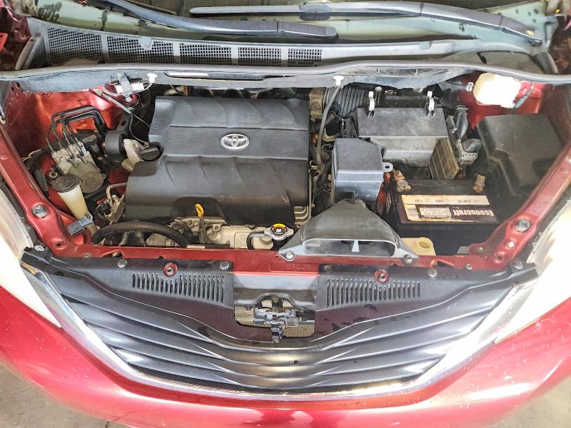 2011 Toyota Sienna მანქანა იყიდება აუქციონზე, vin: 5TDKK3DC4BS123311, აუქციონის ნომერი: 57145926
