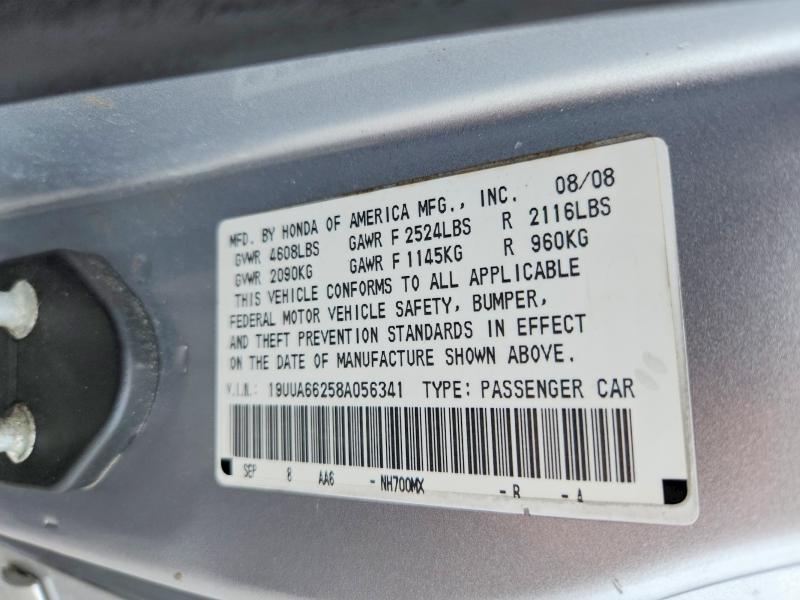 Продажа на аукционе авто 2008 Acura Tl, vin: 19UUA66258A056341, номер лота: 58628796