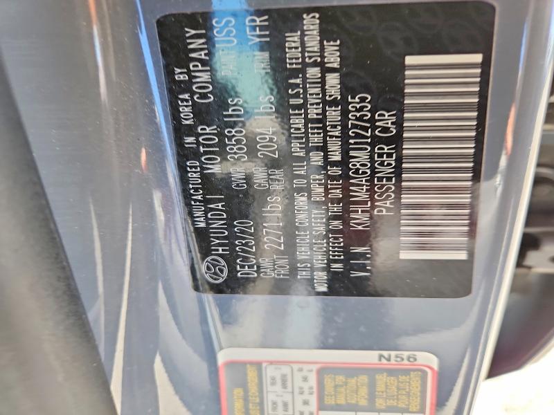 2021 Hyundai Elantra მანქანა იყიდება აუქციონზე, vin: KMHLM4AG8MU127335, აუქციონის ნომერი: 57970956