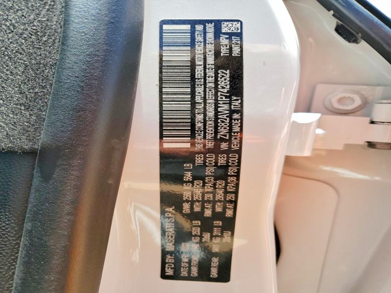Продажа на аукционе авто 2023 Maserati Grecale, vin: ZN682AVM1P7426522, номер лота: 58355586