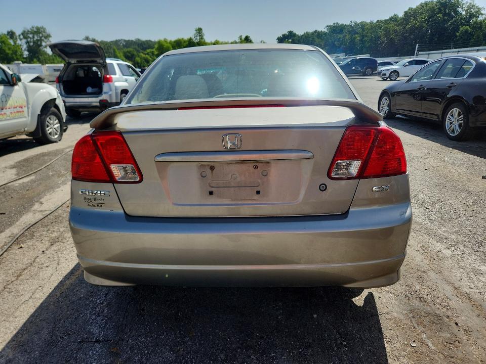 2005 Honda Civic მანქანა იყიდება აუქციონზე, vin: 2HGES26785H544427, აუქციონის ნომერი: 59216366