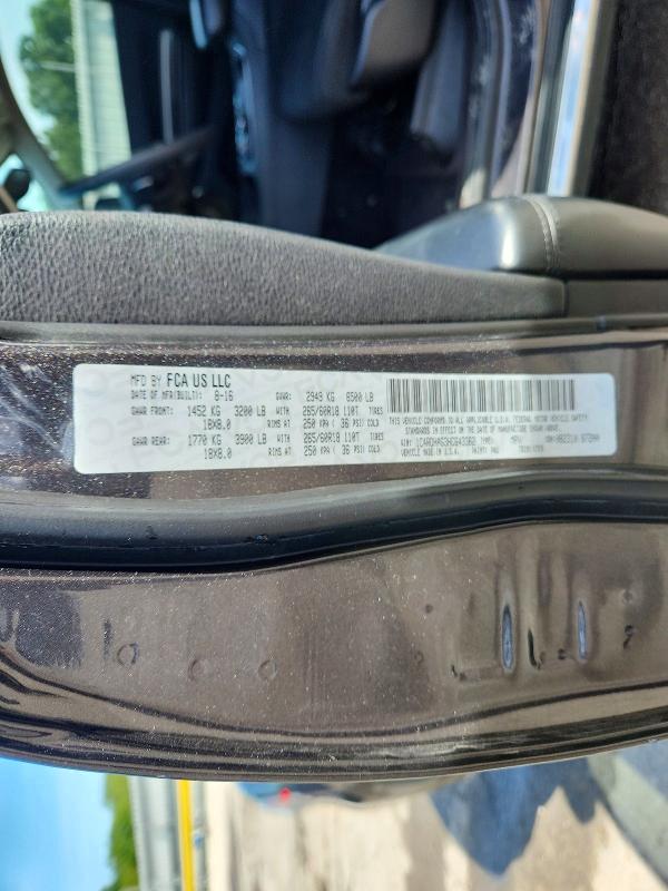 Продаж на аукціоні авто 2017 Dodge Durango, vin: 1C4RDHAG3HC643362, номер лоту: 55820526