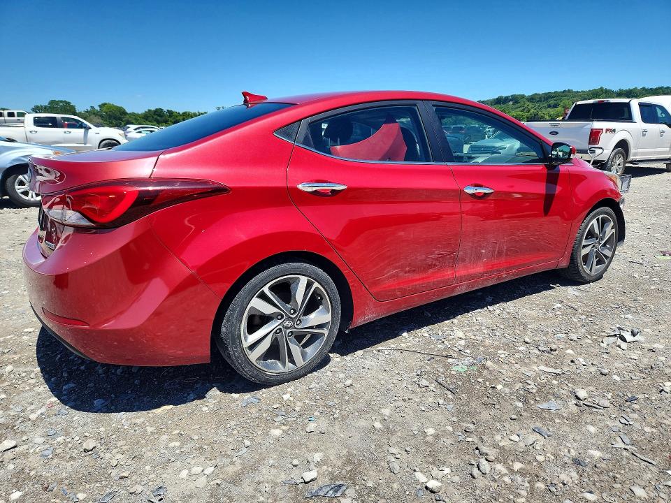 2014 Hyundai Elantra მანქანა იყიდება აუქციონზე, vin: KMHDH4AE1EU072638, აუქციონის ნომერი: 57024776