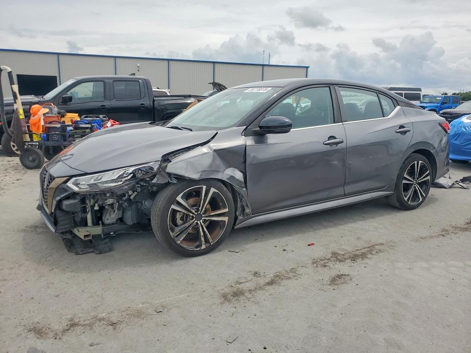 56770076 :رقم المزاد ، 3N1AB8DV1LY206315 vin ، 2020 Nissan Sentra مزاد بيع