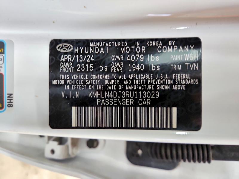 Продажа на аукционе авто 2024 Hyundai Elantra, vin: KMHLN4DJ3RU113029, номер лота: 55540466