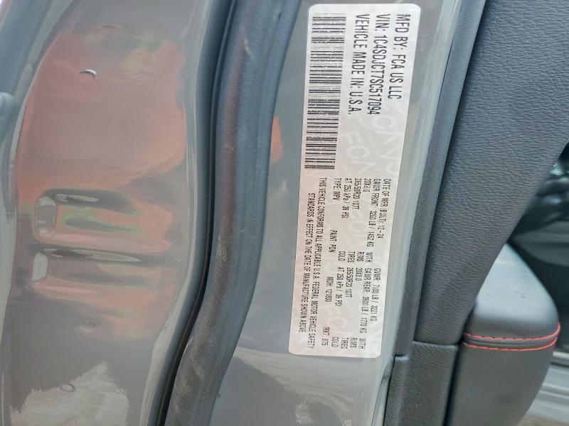Aukcja sprzedaży 2025 Dodge Durango, vin: 1C4SDJCT7SC517094, numer aukcji: 58723786