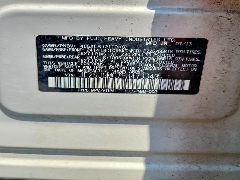 Продажа на аукционе авто 2014 Subaru Forester, vin: JF2SJGMC7EH473343, номер лота: 59279436