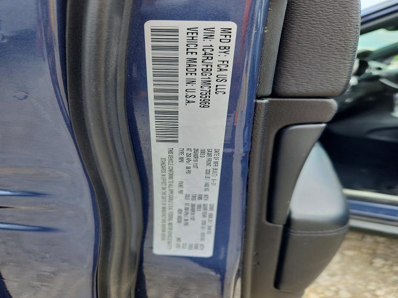 Продаж на аукціоні авто 2021 Jeep Grand Cherokee, vin: 1C4RJFBG1MC755969, номер лоту: 58583586