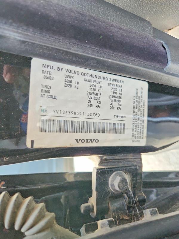 2004 Volvo Xc70 მანქანა იყიდება აუქციონზე, vin: YV1SZ59H541130760, აუქციონის ნომერი: 57686286
