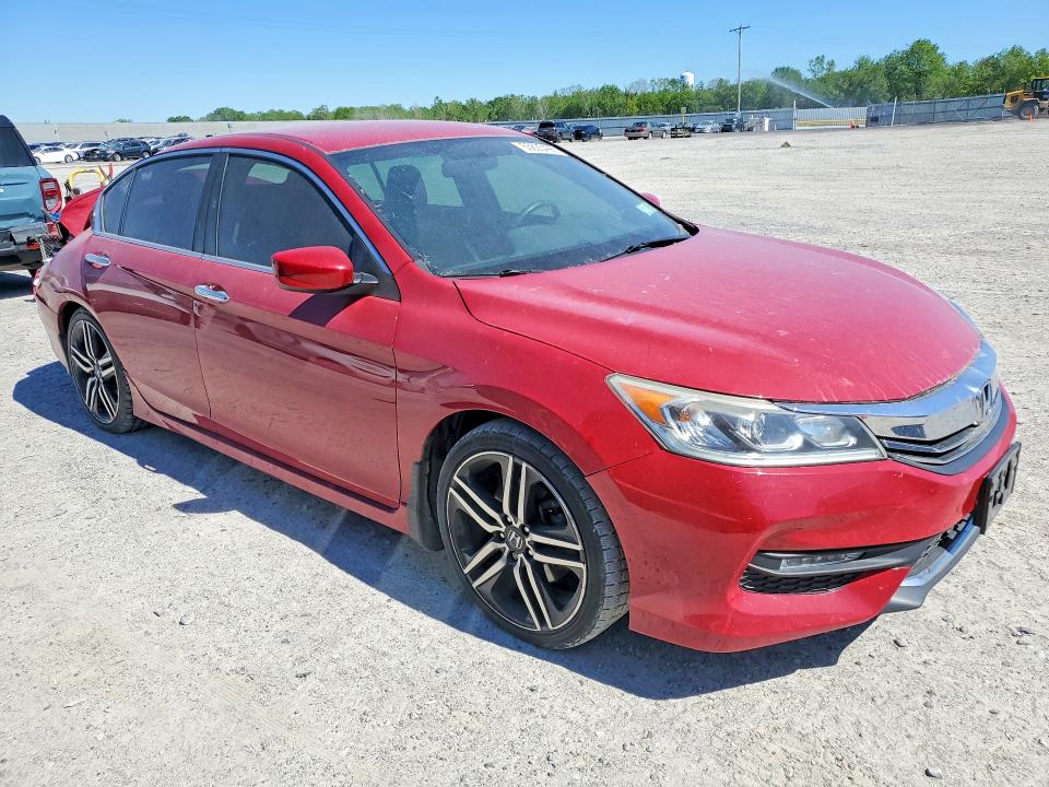 55635496 :رقم المزاد ، 1HGCR2F51GA204393 vin ، 2016 Honda Accord مزاد بيع