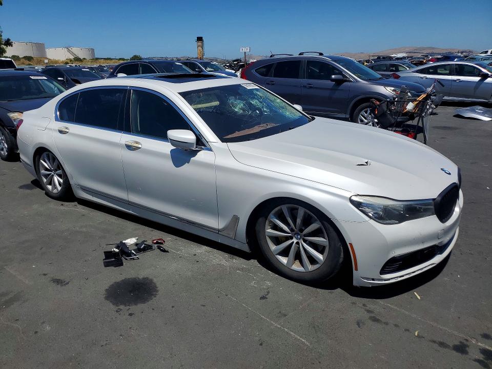 2016 Bmw 740 მანქანა იყიდება აუქციონზე, vin: WBA7E2C50GG548131, აუქციონის ნომერი: 56168576