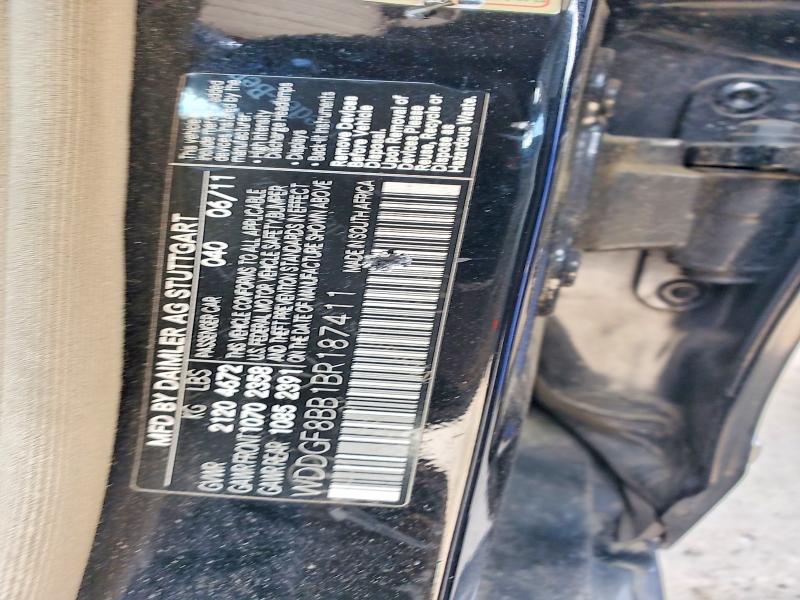 Aukcja sprzedaży 2011 Mercedes-benz C, vin: WDDGF8BB1BR187411, numer aukcji: 58999186