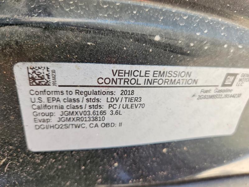 Aukcja sprzedaży 2018 Cadillac Xts, vin: 2G61M5S31J9144230, numer aukcji: 57154236