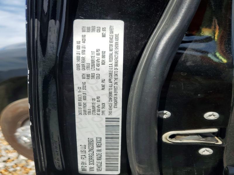 55938846 :رقم المزاد ، 3C63RRGL2NG338937 vin ، 2022 Ram 3500 مزاد بيع