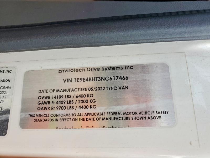 2022 Unk E Drive მანქანა იყიდება აუქციონზე, vin: 1E9E4BHT3NC617466, აუქციონის ნომერი: 57053856