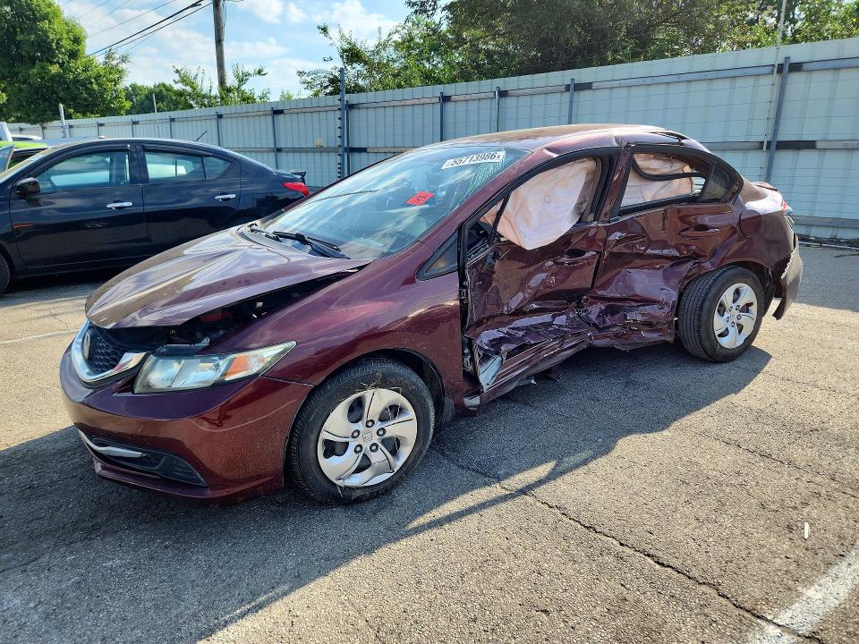 Aukcja sprzedaży 2015 Honda Civic, vin: 19XFB2F52FE041023, numer aukcji: 55713986
