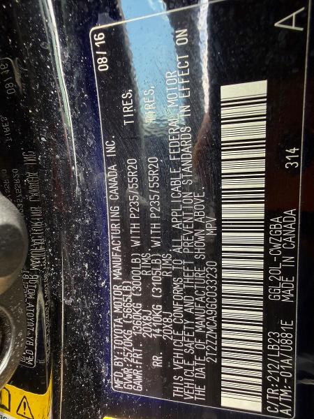Продаж на аукціоні авто 2016 Lexus Rx, vin: 2T2ZZMCA9GC033230, номер лоту: 57091566