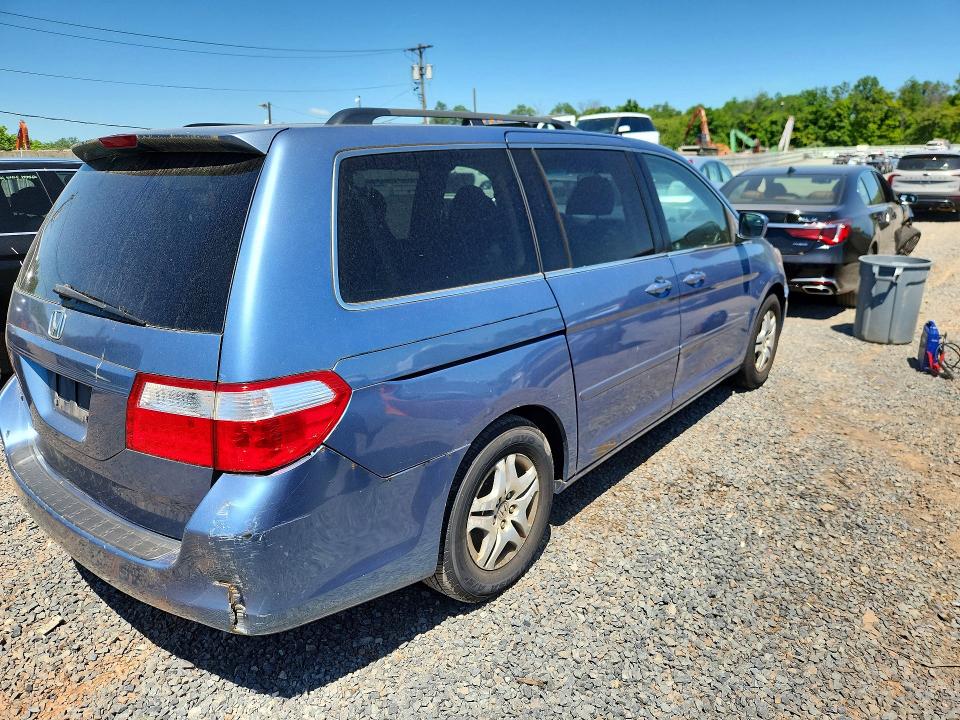 55325496 :رقم المزاد ، 5FNRL38647B052817 vin ، 2007 Hond Odyssey مزاد بيع