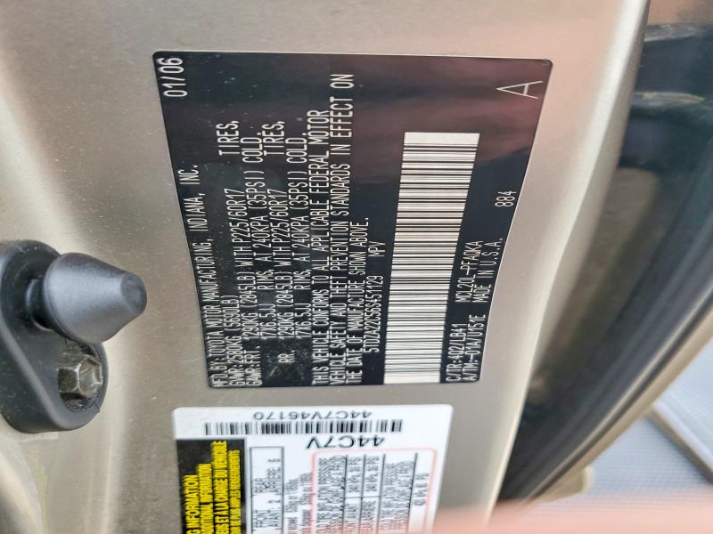 2006 Toyota Sienna მანქანა იყიდება აუქციონზე, vin: 5TDZA22C56S451129, აუქციონის ნომერი: 58352456