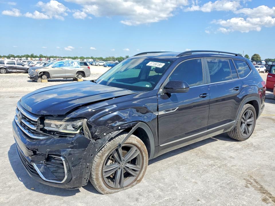 57156186 :رقم المزاد ، 1V2PR2CA3MC522581 vin ، 2021 Volkswagen Atlas مزاد بيع