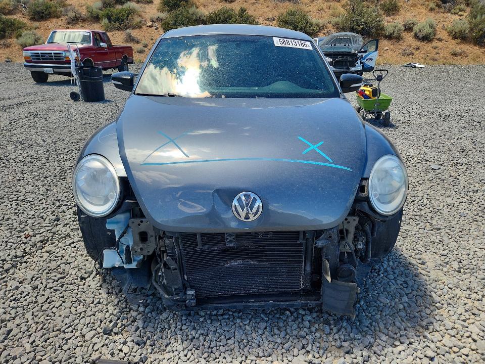 58813186 :رقم المزاد ، 3VWVA7AT6CM614411 vin ، 2012 Volkswagen Beetle مزاد بيع