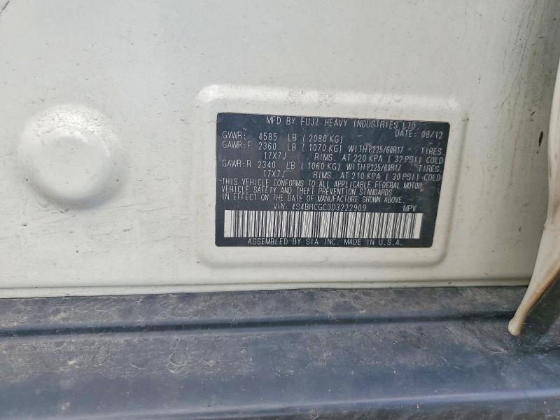 56678746 :رقم المزاد ، 4S4BRCGC0D3222909 vin ، 2013 Subaru Outback مزاد بيع