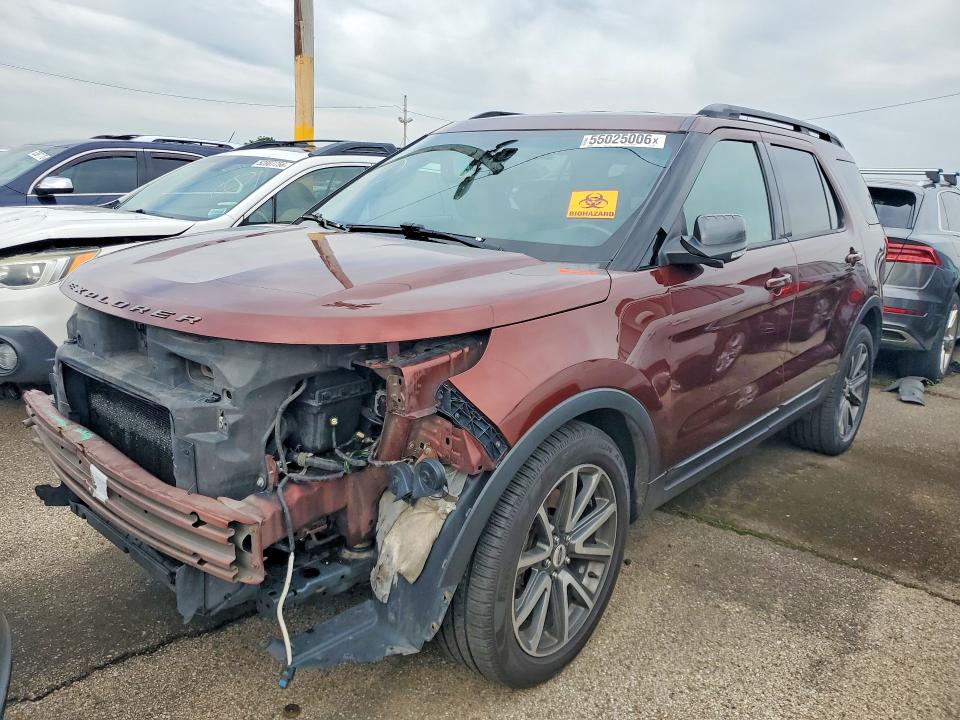 2015 Ford Explorer მანქანა იყიდება აუქციონზე, vin: 1FM5K8D87FGC64682, აუქციონის ნომერი: 55025006