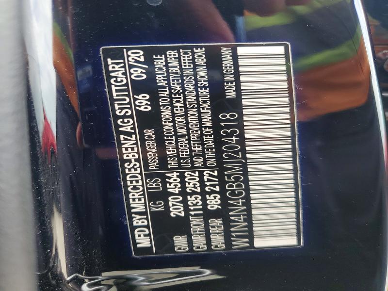 Aukcja sprzedaży 2021 Mercedes-benz Gla, vin: W1N4N4GB5MJ204318, numer aukcji: 58444806