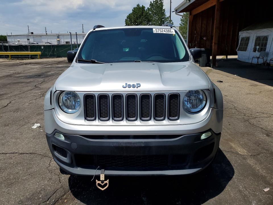 Aukcja sprzedaży 2016 Jeep Renegade, vin: ZACCJBAT5GPC89511, numer aukcji: 57524386