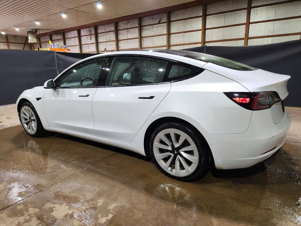 2022 Tesla Model 3 მანქანა იყიდება აუქციონზე, vin: 5YJ3E1EA1NF187800, აუქციონის ნომერი: 57337556