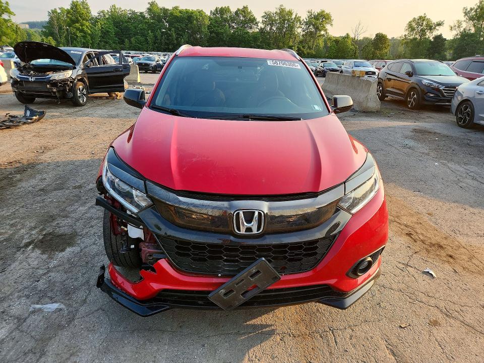 58706306 :رقم المزاد ، 3CZRU6H14NM727944 vin ، 2022 Honda Hr-v مزاد بيع